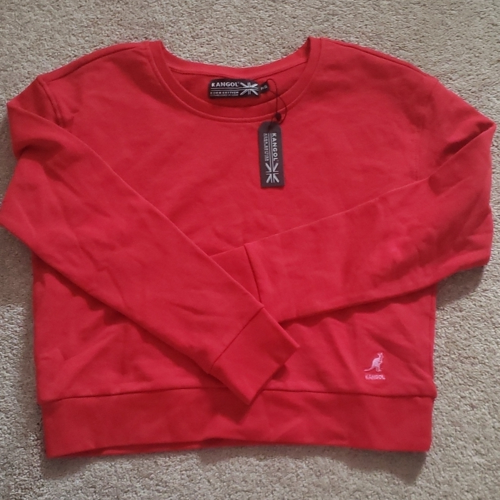 Kangol Cropped Sweatshirt NWT